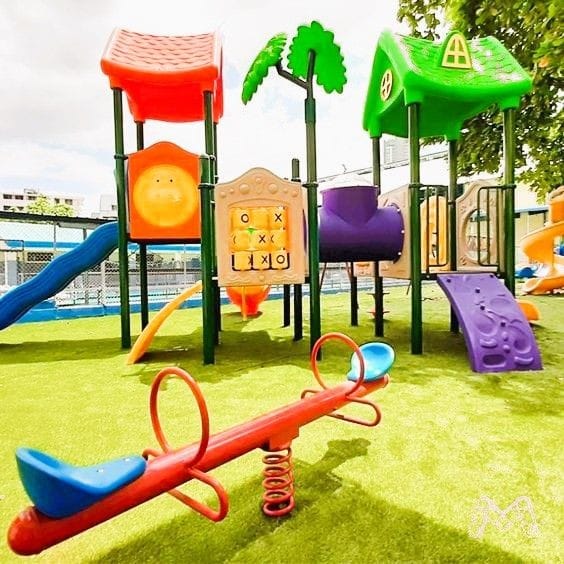 colorful slide